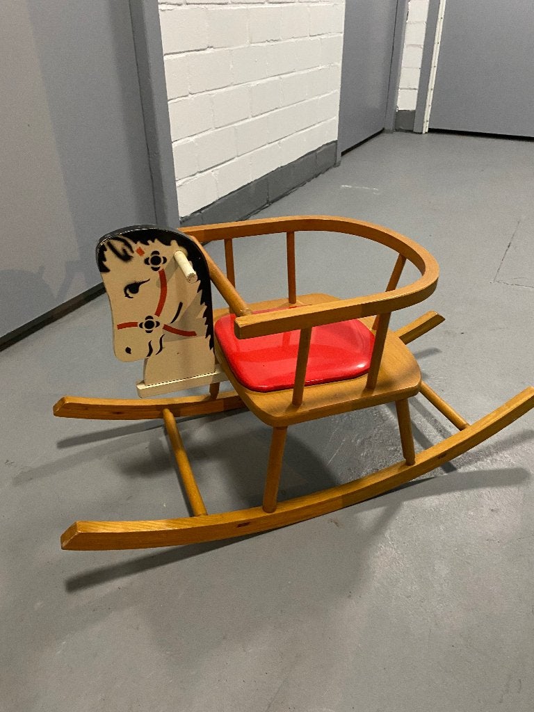 Hobbelpaard, Kinderen en Baby's, Speelgoed | Houten speelgoed, Ophalen, Gebruikt, Rij- of Hobbelspeelgoed