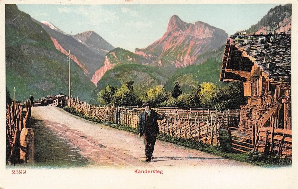 703-266-027 Kandersteg, Verzenden, Voor 1920, Overig Europa