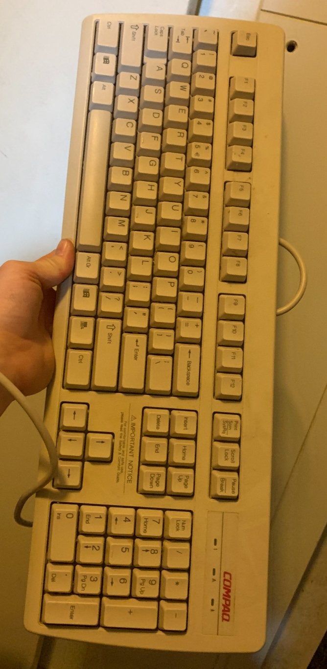 Vintage compaq toetsenbord, Ophalen, Zo goed als nieuw