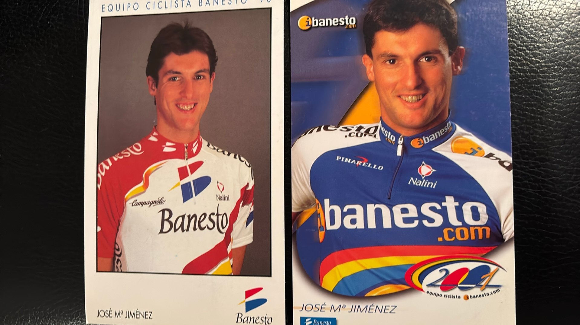 Wielrennen JOSE JIMINEZ (1971-2003) TWEE originele kaarten, Ophalen of Verzenden, Nieuw, Overige sporten, Spelerskaart