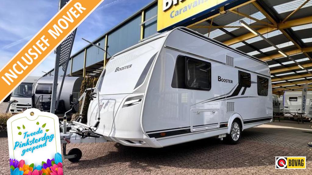 Tabbert Rossini Booster 490 TD BOMVOL!, Caravans en Kamperen, Caravans, Rondzit, Tabbert, Bedrijf, 5 tot 6 meter
