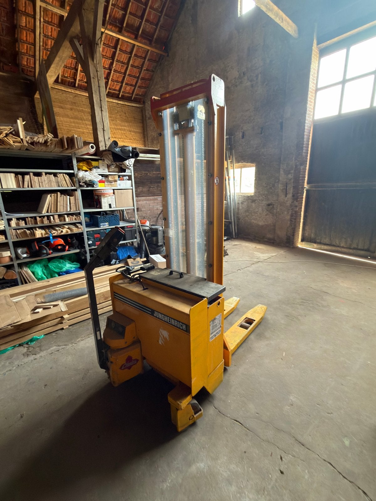 VS-21620 Elektrische stapelaar Jungheinrich 3600mm, 1000 tot 2000 kg, Ophalen, Elektrisch, Stapelaar
