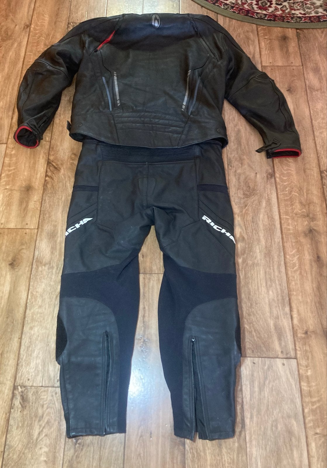 Motorpak richa leer nieuw- Jas (62) & Broek (50), Ophalen of Verzenden, Nieuw zonder kaartje, Heren, Combipak