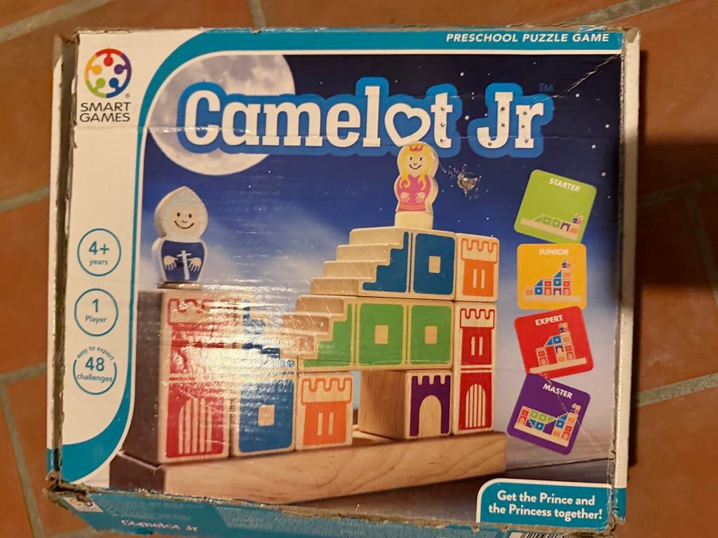 SmartGames Camelot Jr. Houten Puzzelspel, Ophalen of Verzenden, Gebruikt, Bouwen