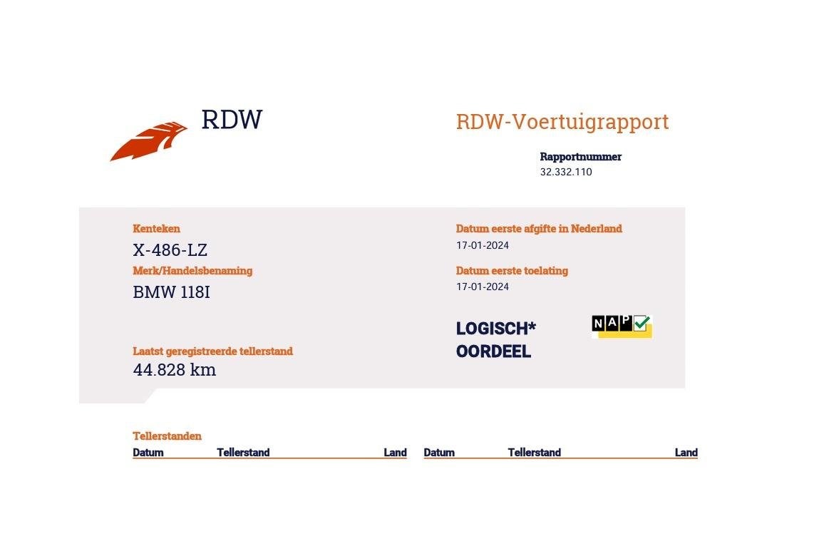 BMW 1-serie 118i 136PK AUTOMAAT M SPORT APPCARPLAY/NAVI/SFEE, Dealer onderhouden, 136 pk, Gebruikt, Leder en Stof
