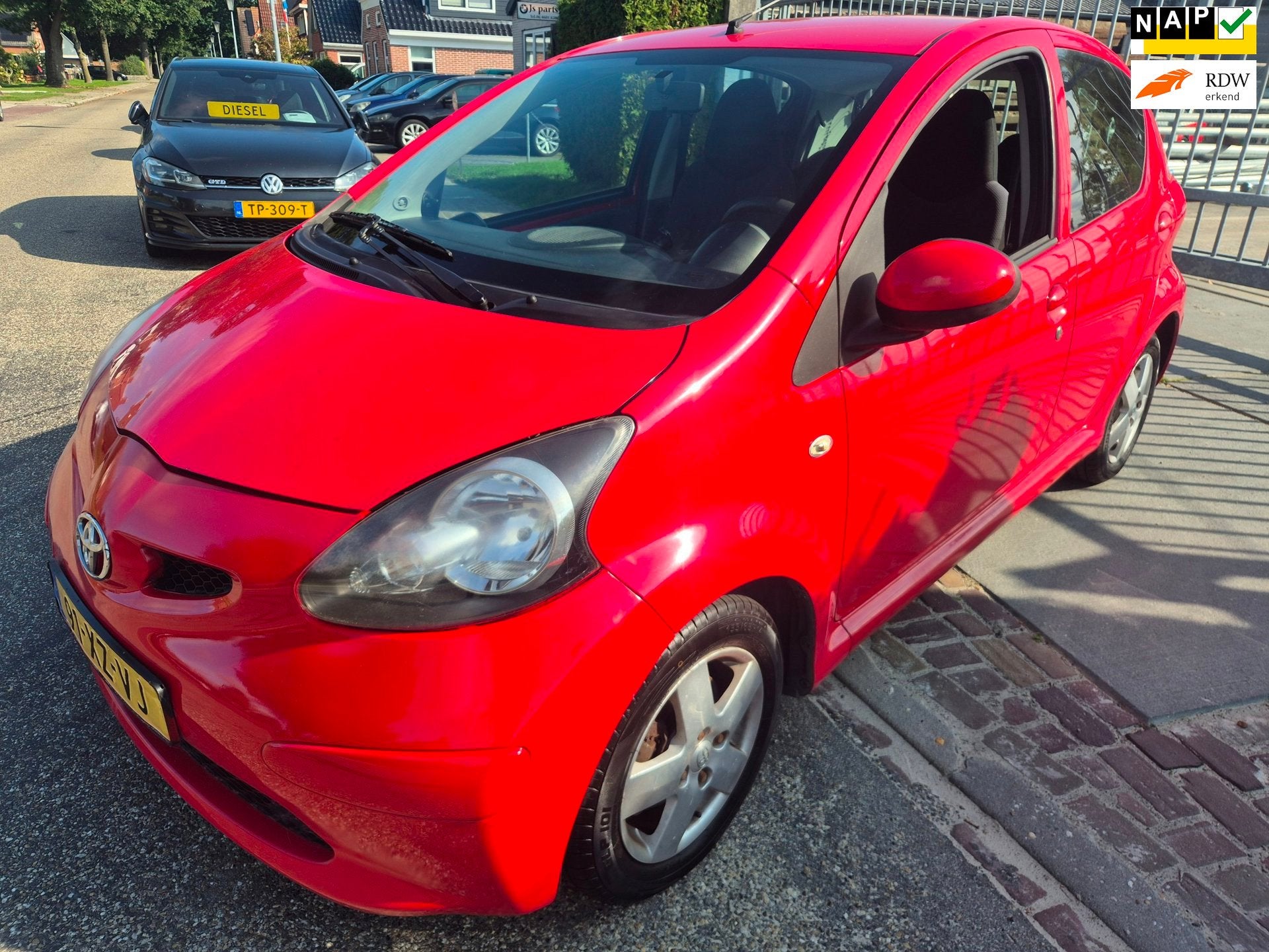 Toyota Aygo 1.0-12V + airco,elektrische ramen, Voorwielaandrijving, Dealer onderhouden, Stof, Gebruikt