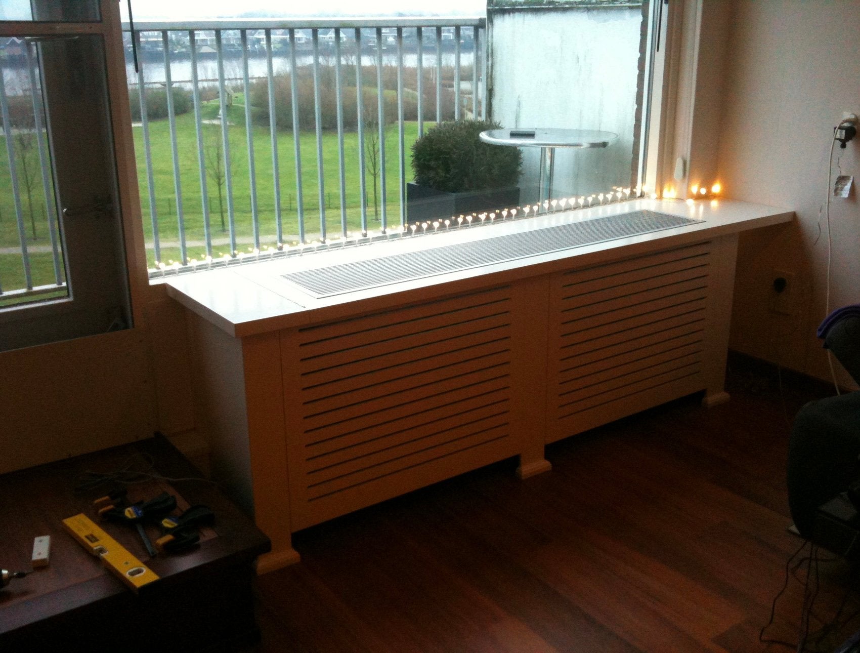 Aluminium rooster voor radiator ombouw, Doe-het-zelf en Verbouw, Ophalen, Zo goed als nieuw