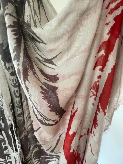 SHAWL, Repeat, prachtige kwaliteit, 110x 70 cm, Nieuw, Ophalen of Verzenden, Sjaal, Maat 38/40 (M)