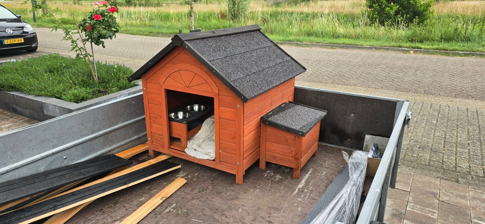 Hondenhok, Dieren en Toebehoren, Ophalen, 110 cm of meer, 65 tot 100 cm