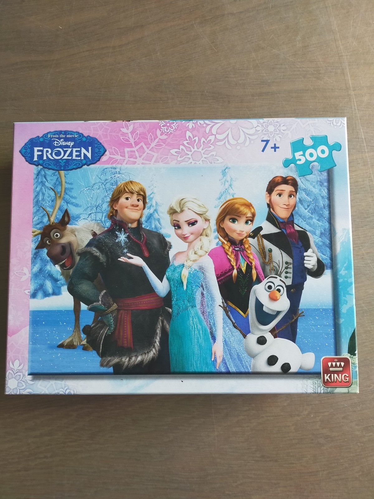 Disney Frozen Legpuzzel 500 stukjes, Ophalen of Verzenden, Zo goed als nieuw