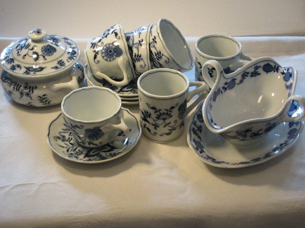 Blue Danube servies, Ophalen