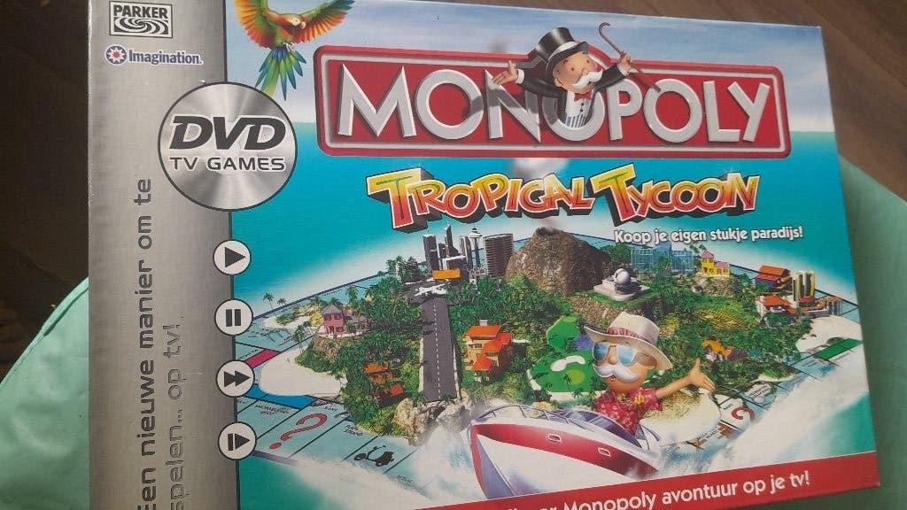Monopoly Tropical Tycoon DVD TV Games, Vijf spelers of meer, Ophalen, Gebruikt, Parker