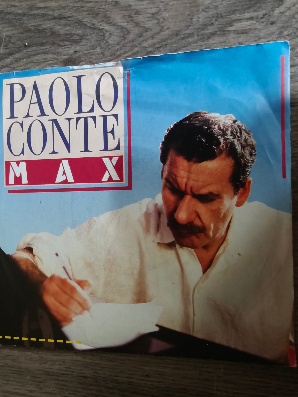 Paolo Conte - Max / Hesitation 7 inch vinyl single, Gebruikt, 7 inch, Ophalen of Verzenden, Pop