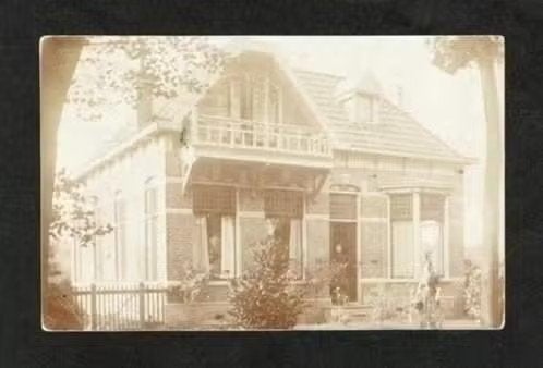 Eelde Fotokaart Woning 1912 naar Veendam., Verzamelen, Ophalen of Verzenden, Voor 1920, Gelopen, Drenthe