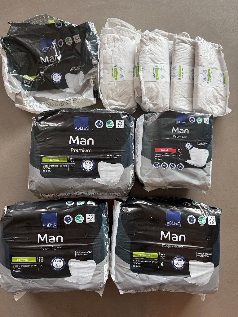 Abena Man Premium incontinentie Formula 0 & 1 broekjes, Diversen, Verpleegmiddelen, Ophalen of Verzenden, Nieuw