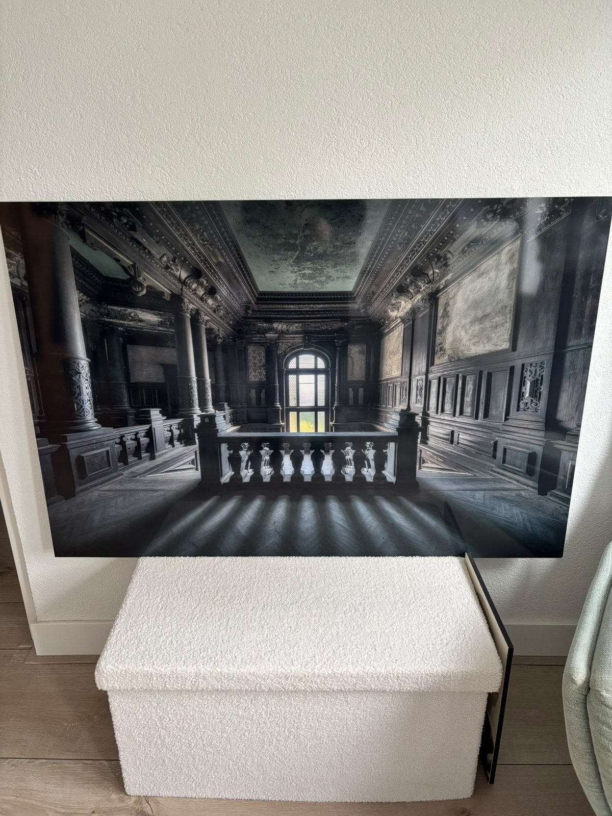 Dibond wand decoratie 80x 120 urban, Huis en Inrichting, Ophalen, Zo goed als nieuw, Schilderij