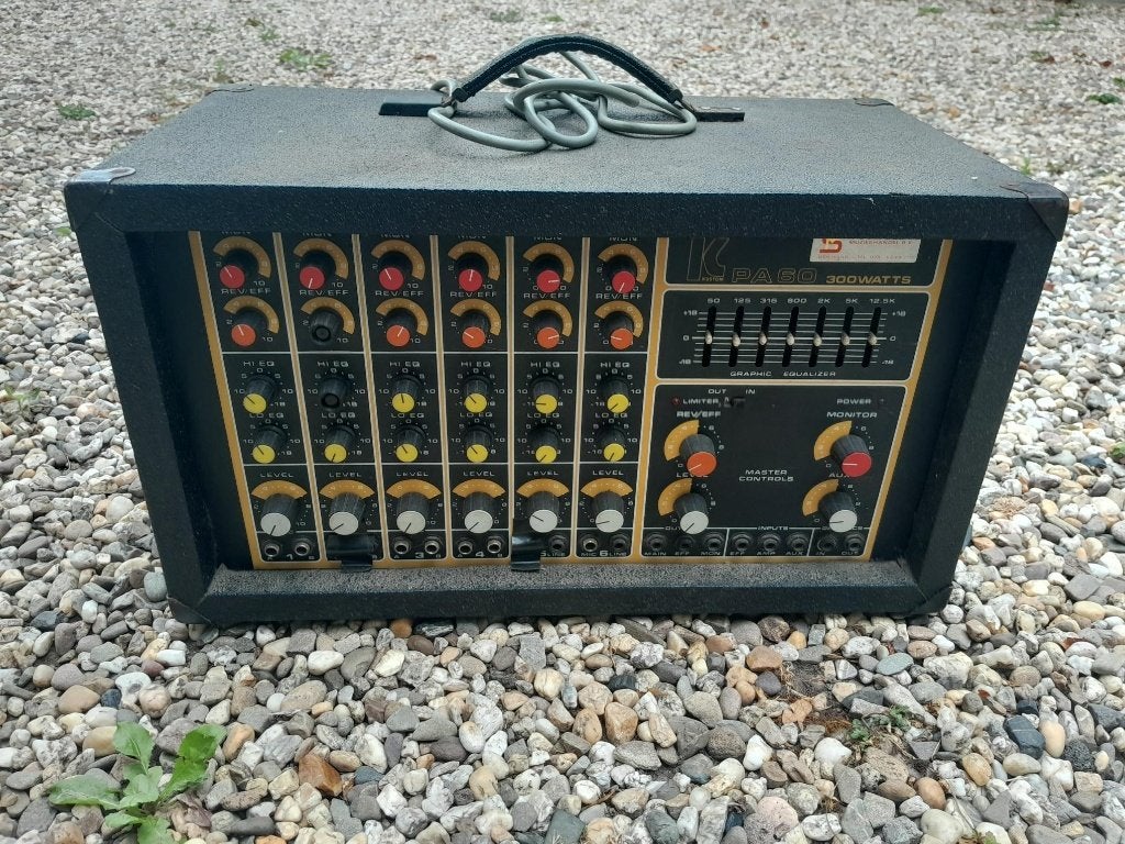 te koop kustom zangversterker/mixer, Ophalen, Gebruikt, Minder dan 500 watt, Overige typen