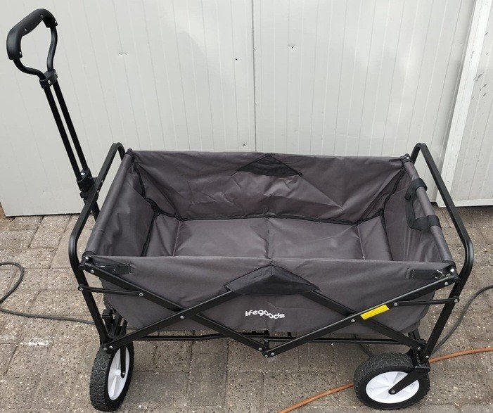Bolderkar Lifegoods Opvouwbaar 70KG Grijs, Ophalen, Opvouwbaar, Zo goed als nieuw