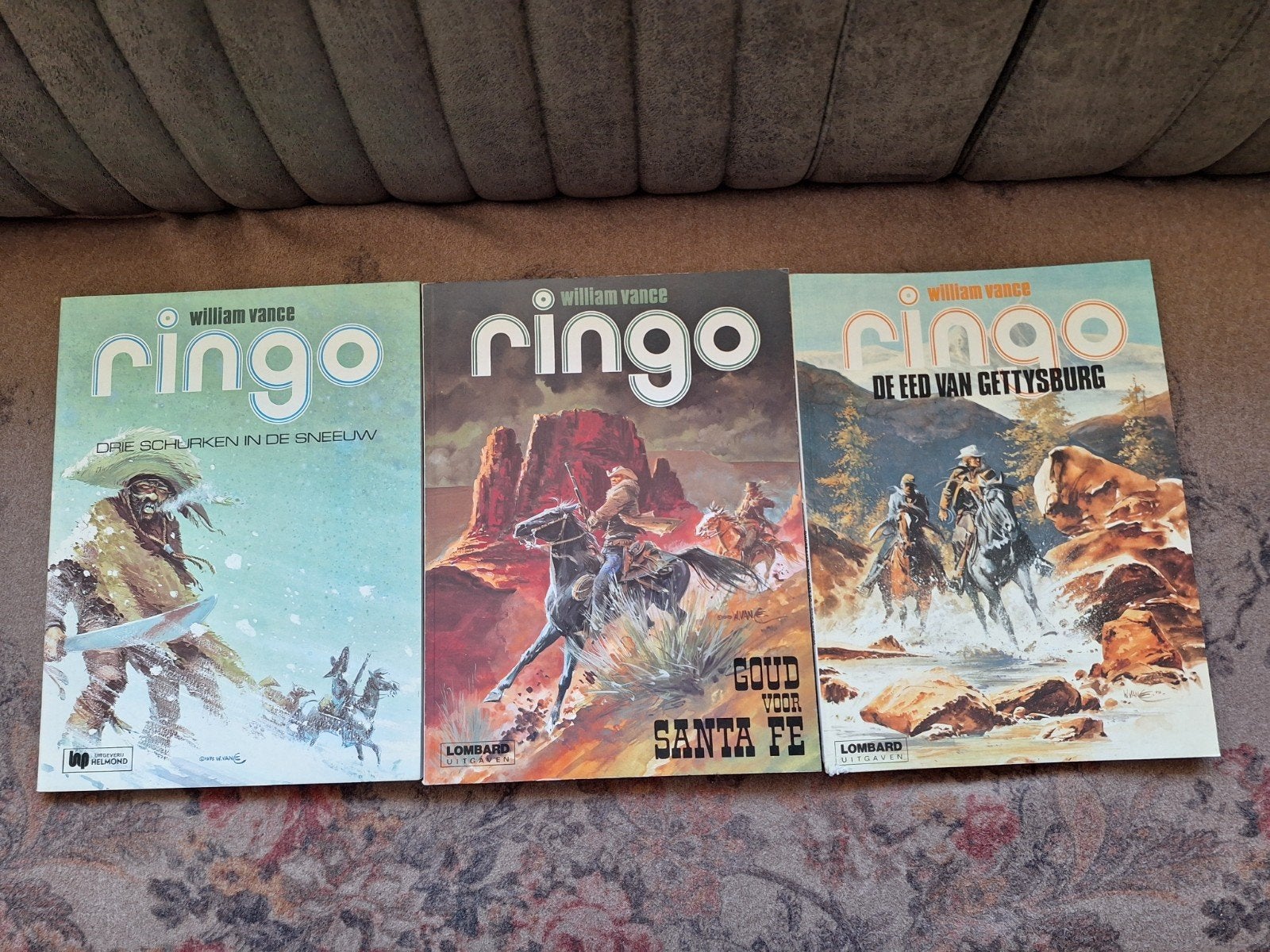Ringo 3 stripboeken, William Vance, Boeken, Stripboeken, Meerdere stripboeken, Ophalen of Verzenden