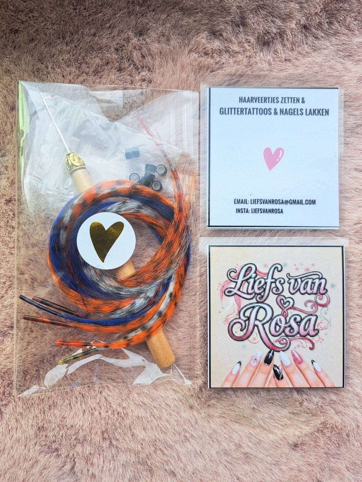 Nieuw haarveertjes set WK 🇳🇱, Liefsvanrosa, Nieuw, Accessoires, Oranje of Koningsdag
