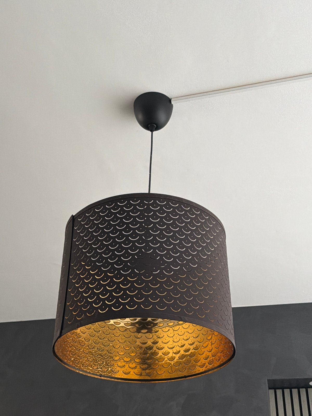 Ikea Nymö hanglamp 44 cm, Ophalen, Gebruikt, Metaal