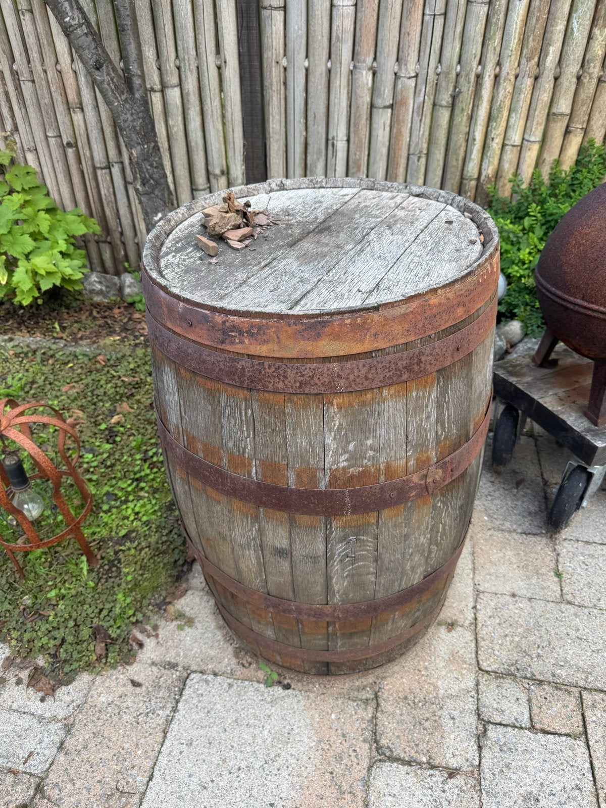 Oude houten whisky vat 2 stuks, Antiek en Kunst, Ophalen