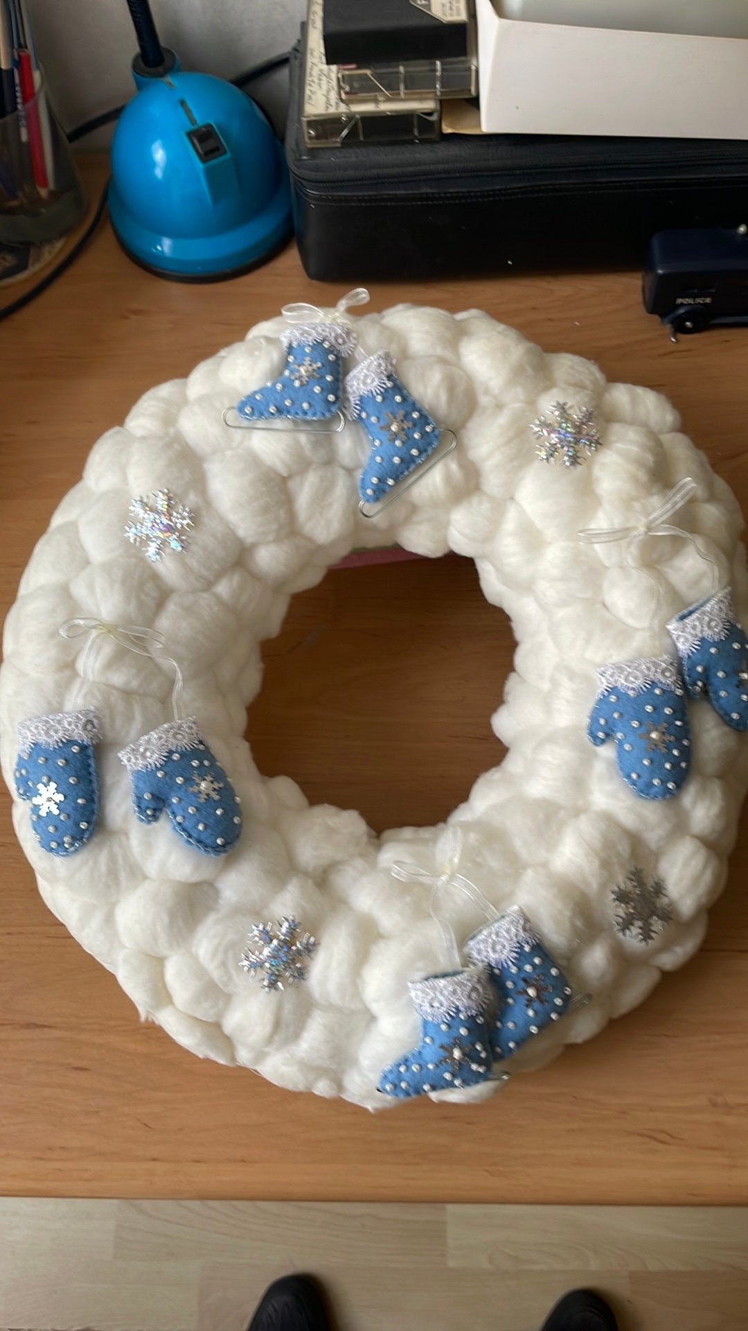 Winterkrans, Huis en Inrichting, Ophalen of Verzenden, Zo goed als nieuw