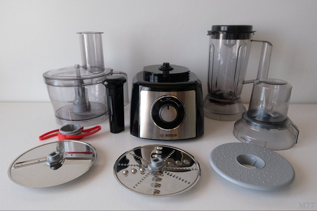 Bosch CNCM12 Keukenmachine, Ophalen of Verzenden, Zo goed als nieuw, Vaatwasserbestendig, 3 snelheden of meer