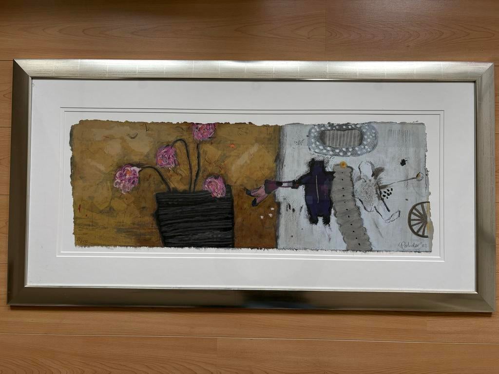 Zeefdruk Liesbeth Rahner - Genummerd & Gesigneerd, Antiek en Kunst, Kunst | Litho's en Zeefdrukken, Ophalen