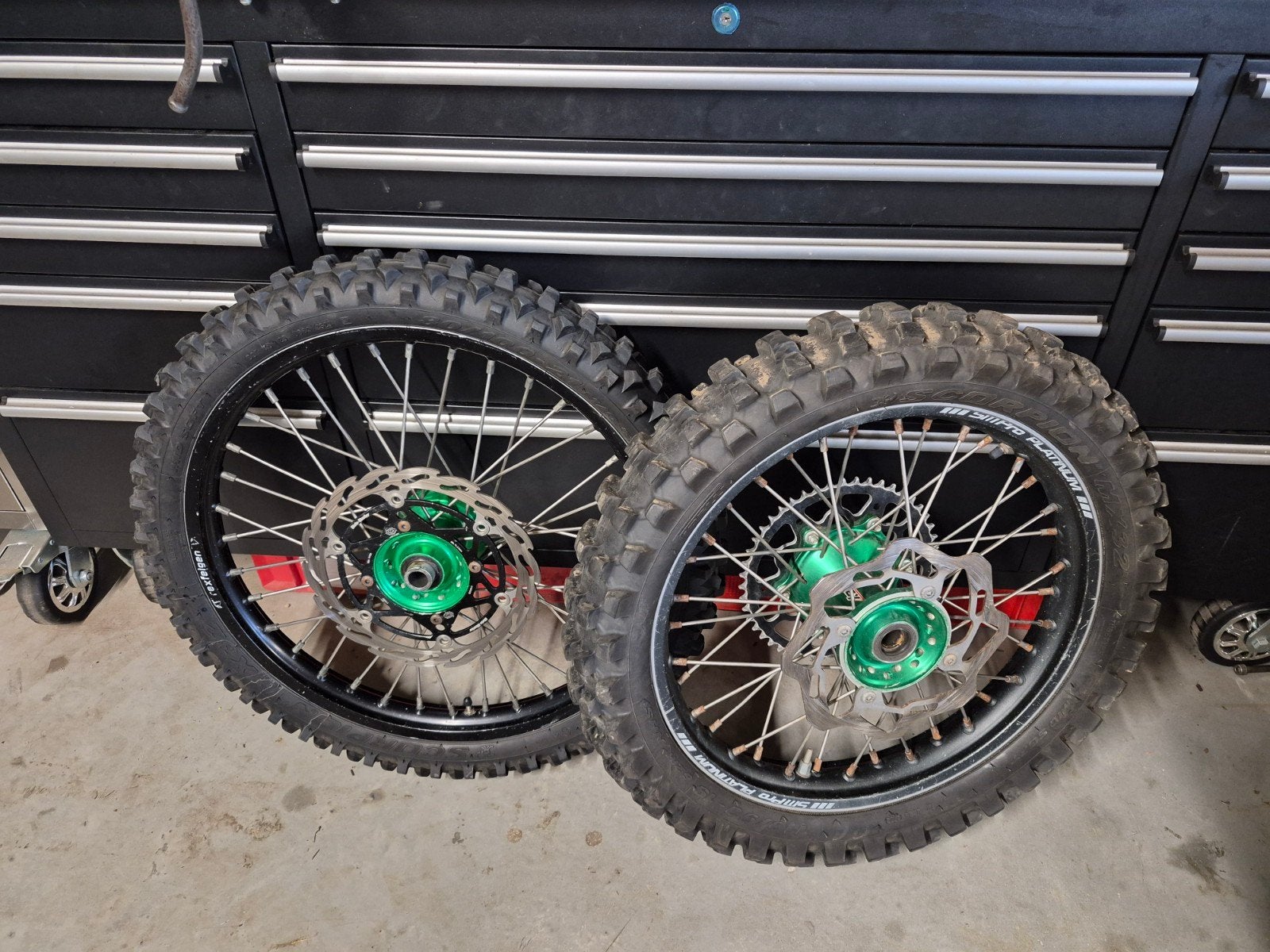 Kawasaki kxf 250 450 19-21 wielset wielen, Motoren, Ophalen