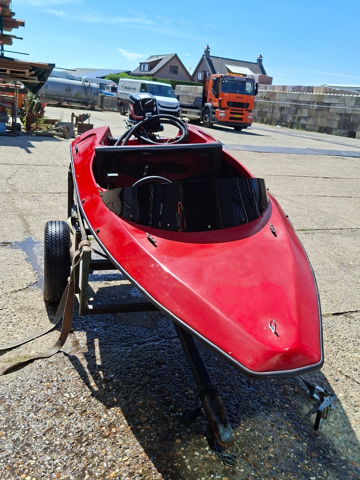 Spitfire 8 pk 2-takt Suzuki, Watersport en Boten, Ophalen, 5 tot 10 pk, Zo goed als nieuw, Buitenboordmotor