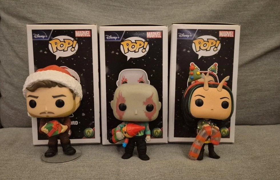 Funko pops marvel guardians of the Galaxy set, Ophalen of Verzenden, Zo goed als nieuw