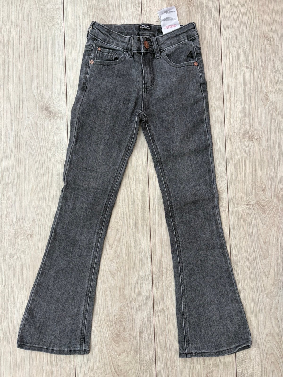 Indian Blue flared jeans maat 134, Ophalen of Verzenden, Zo goed als nieuw, Meisje, Broek