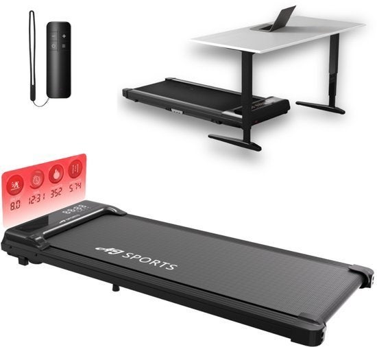 AJ-Sports Walking Pad – Loopband 1-8 km/u – Nette Staat, Ophalen, Zo goed als nieuw, Benen, Loopband