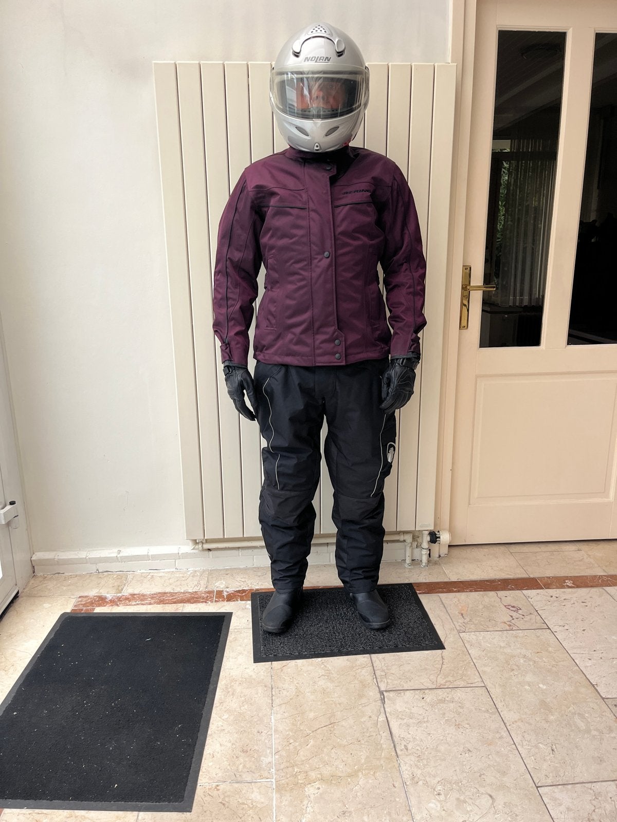Bering motorjas en broek, Macna leren broek, Nolan helm, Motoren, Ophalen, Tweedehands, Heren, Overige typen