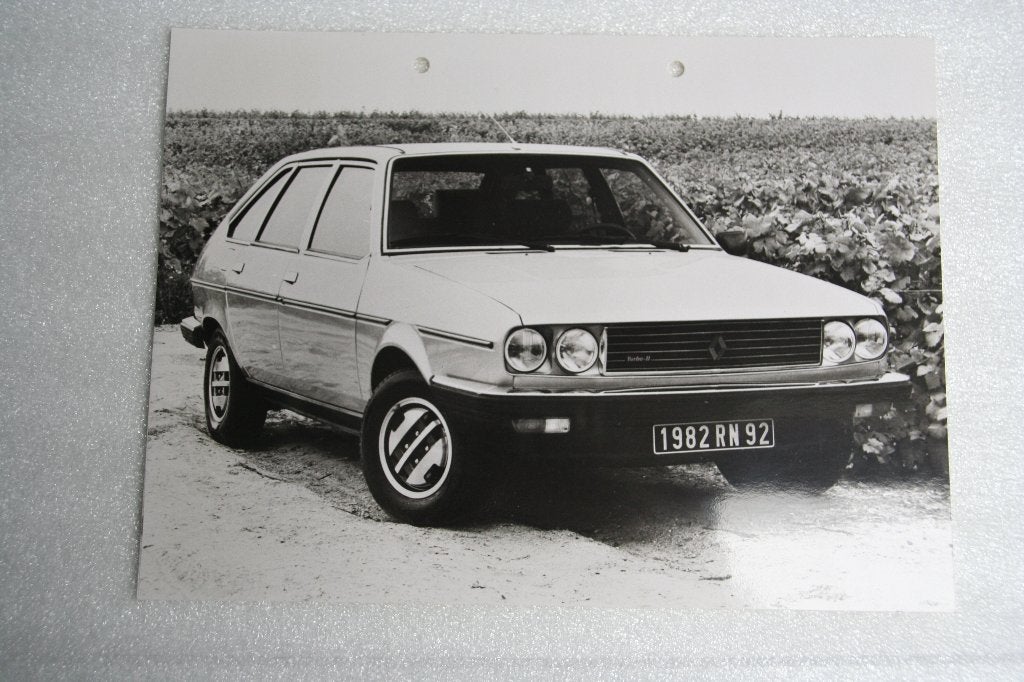 Persfoto Renault 20 Turbo Diesel (1979) (6 + 7), Ophalen of Verzenden, Zo goed als nieuw, Renault