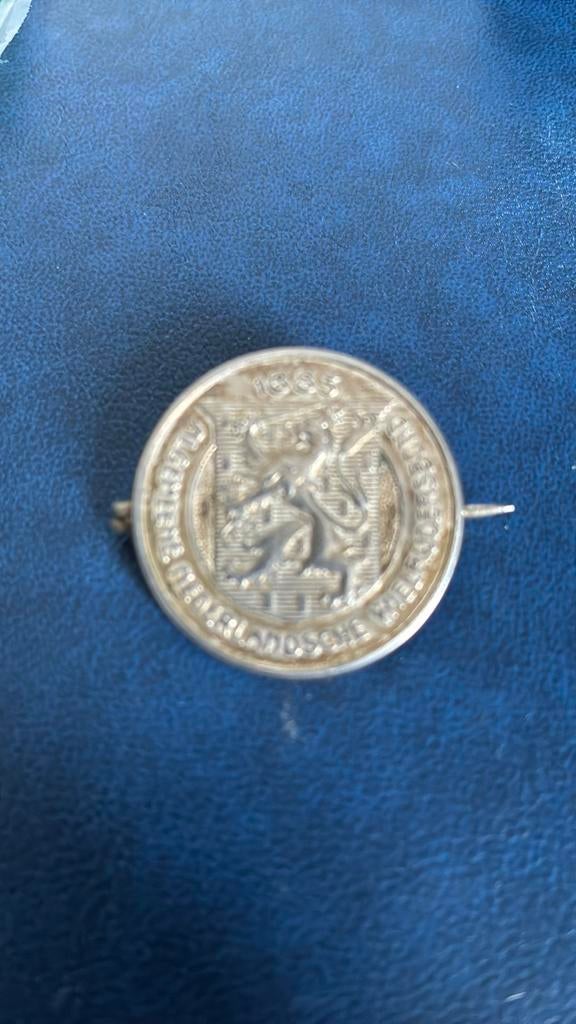 Zilver anwb broche speld, Ophalen of Verzenden, Zo goed als nieuw, Zilver
