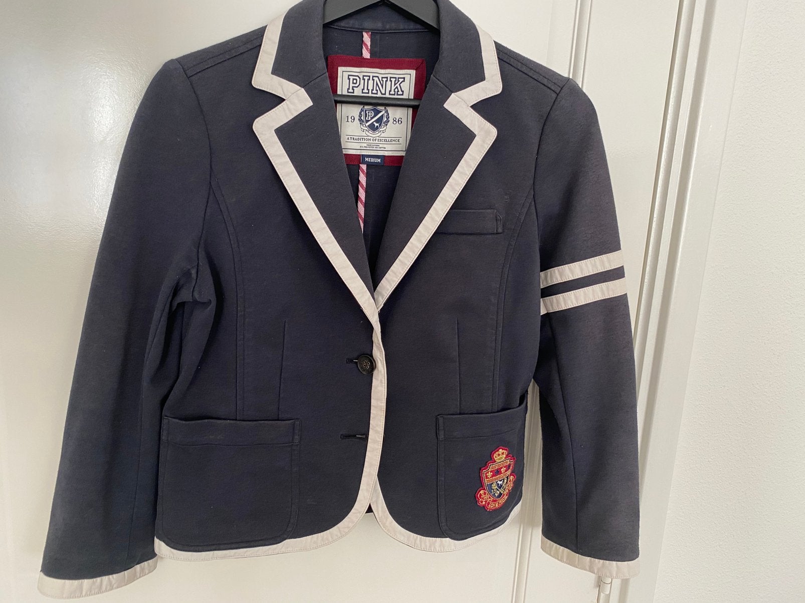 Blazer jasje stretck kort model maat M merk Pink, Kleding | Dames, Ophalen of Verzenden, Zo goed als nieuw, Maat 38/40 (M), Roze