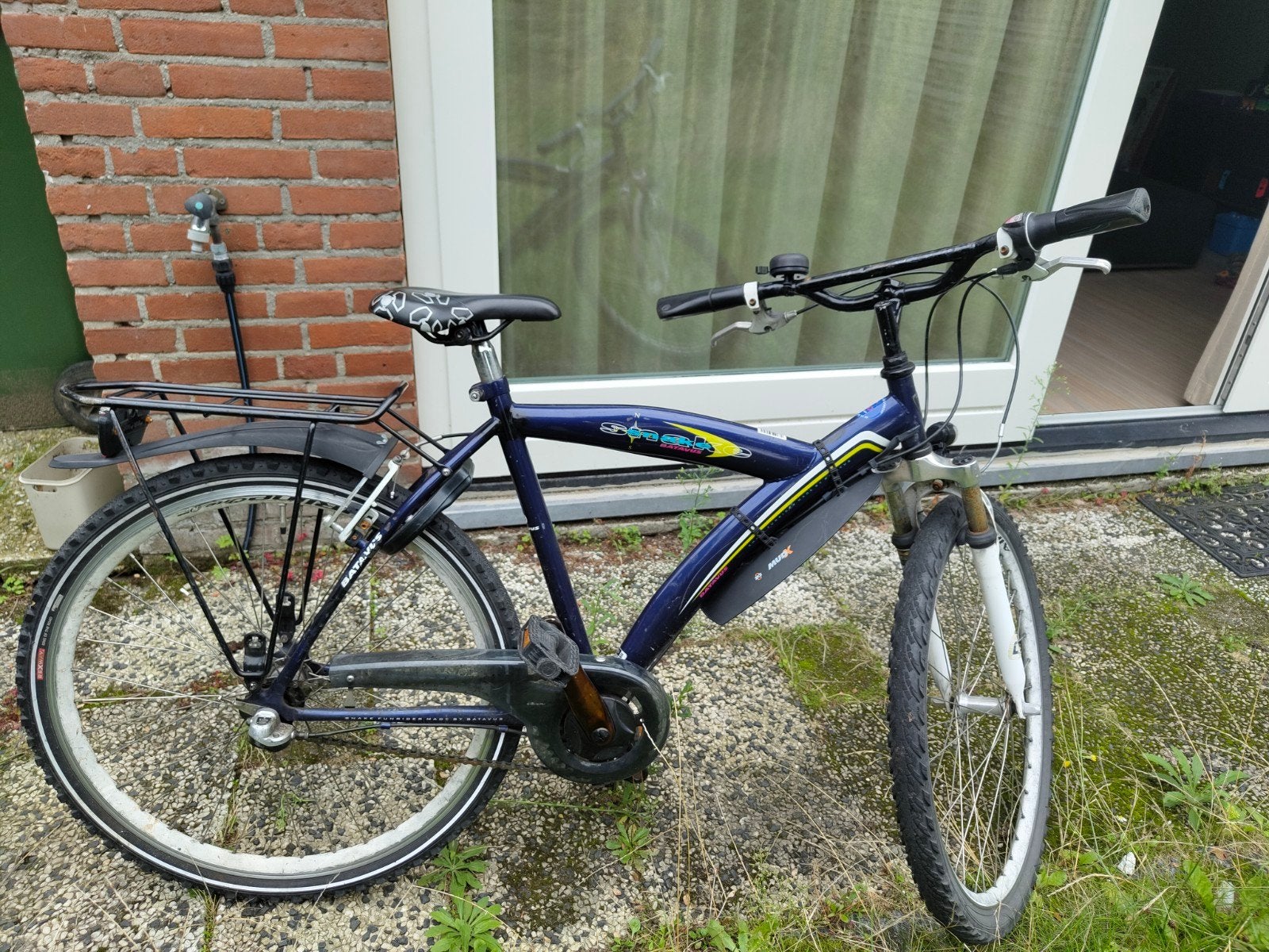 sportieve Batavus jongensfiets met 3 versnellingen, Terugtraprem, Gebruikt, Versnellingen, Batavus