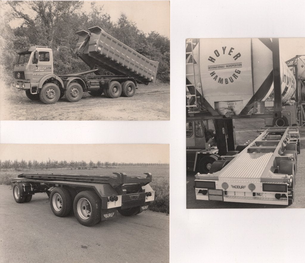 3 originele zwart wit truck promotie foto's Burg Hobur, 1980 tot heden, Foto, Ophalen of Verzenden, Zo goed als nieuw