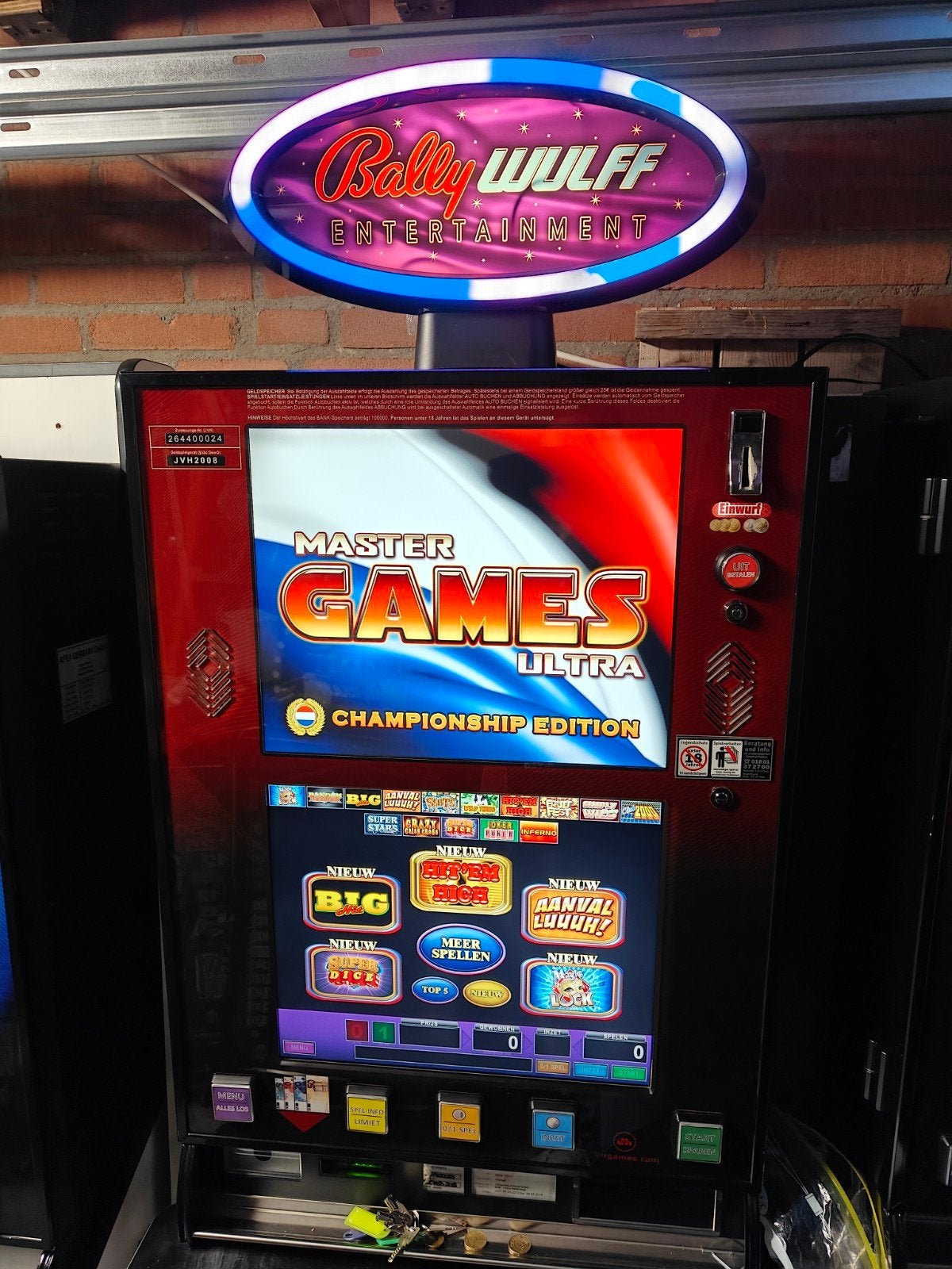 master games gokkast (wand) perfect formaat!, Euro, Ophalen of Verzenden