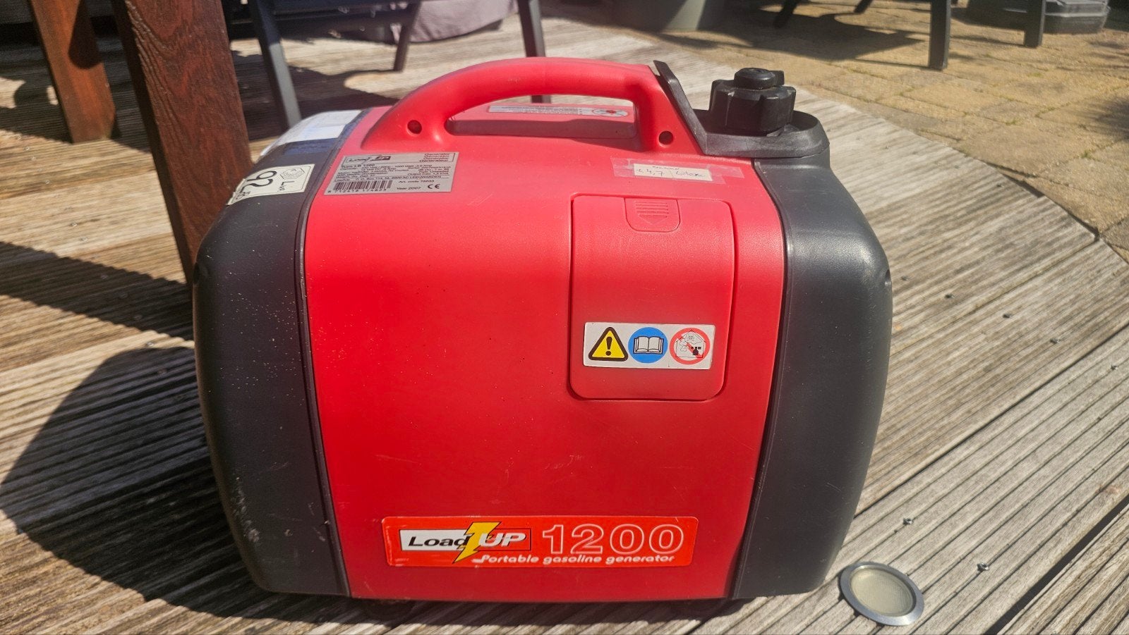 1200watt draagbare generator LoadUp - LB1200-75033, Ophalen, Gebruikt