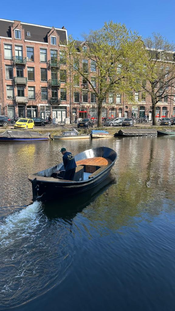 Elektrische reddingssloep - 8.5 x 2.5m - 8.5KW - 15KWH, Watersport en Boten, Sloepen, Gebruikt, Reddingssloep, Afdekzeil, Antifouling