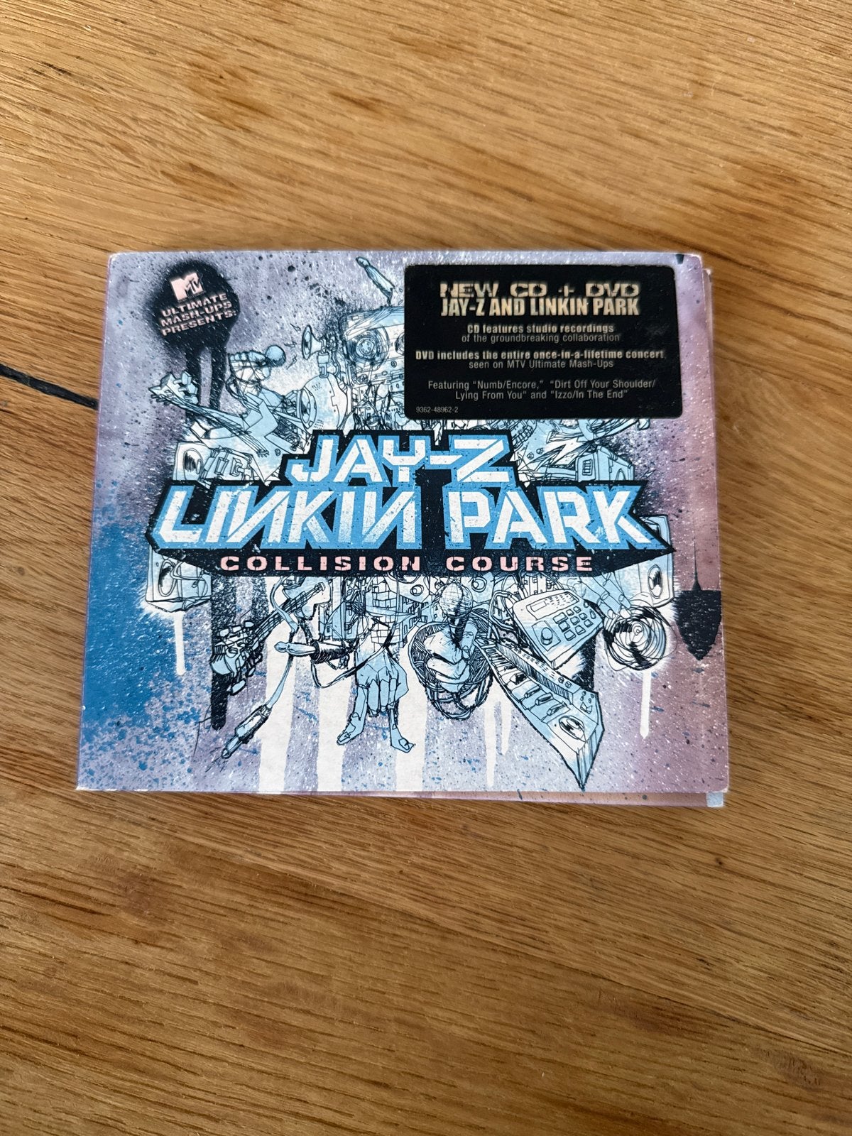 Jay-Z / Linkin Park - Collision Course CD + DVD, Rock, Ophalen of Verzenden, Zo goed als nieuw, Inclusief doosje