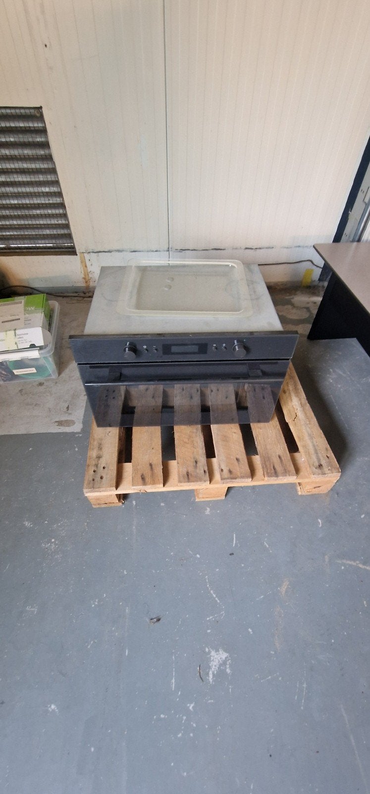 Inbouw combi-oven - Zwart, zo goed als nieuw, Ophalen, 45 tot 50 cm, Inbouw, Magnetronfunctie