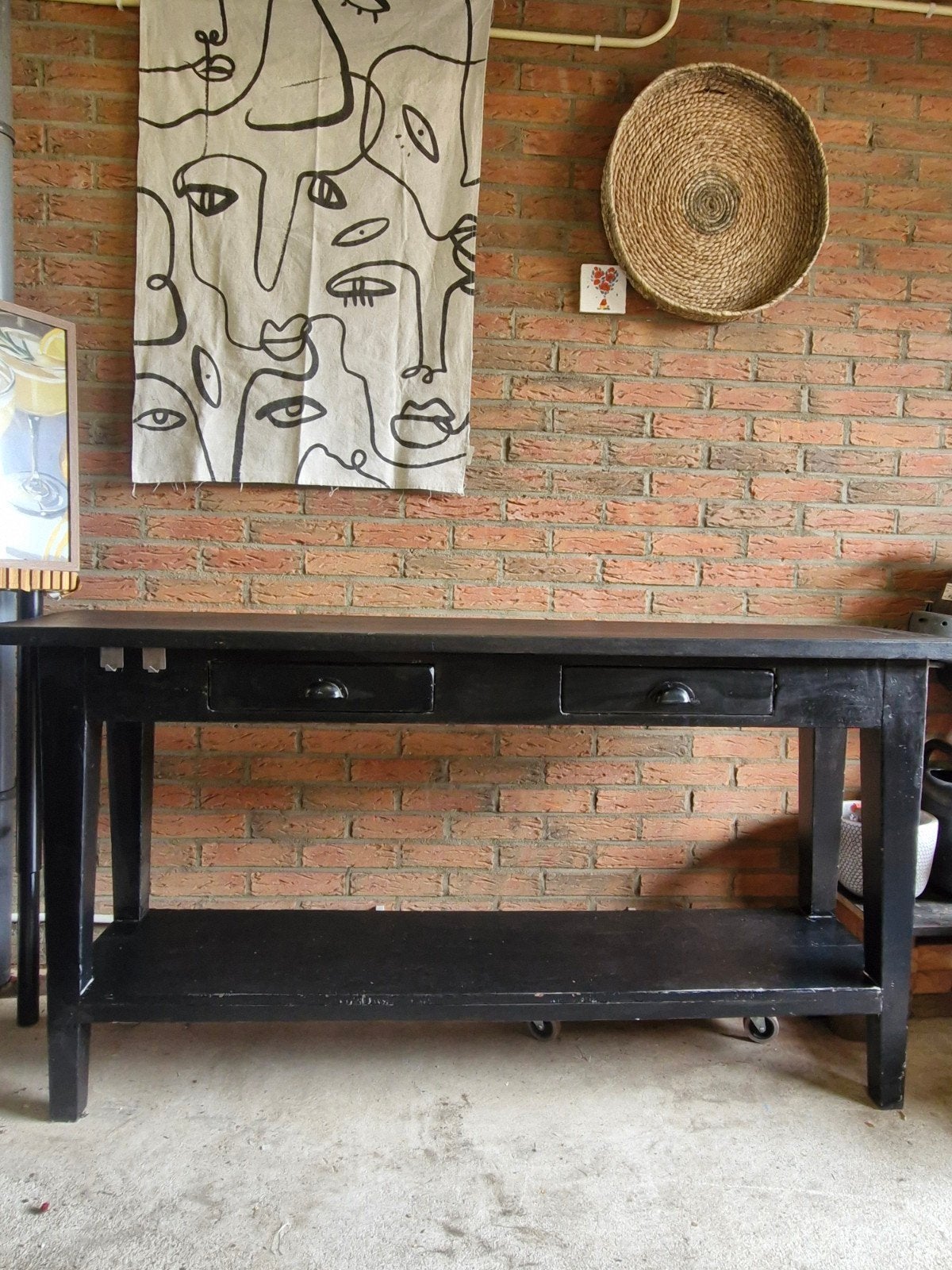 sidetable, Ophalen, 25 tot 50 cm, Rechthoekig, 100 tot 150 cm