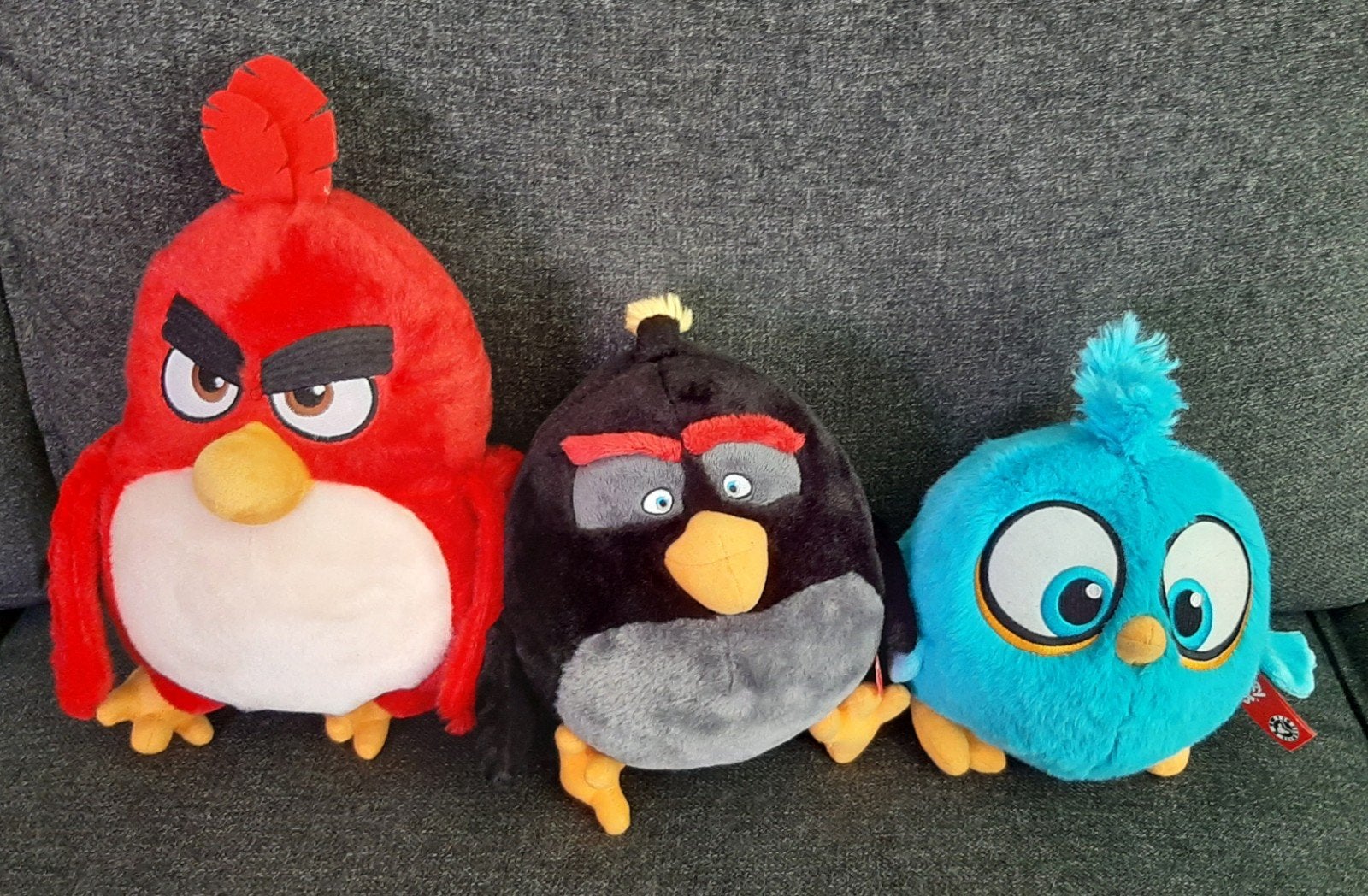 Angry birds knuffel 3x, Ophalen of Verzenden, Gebruikt, Overige typen