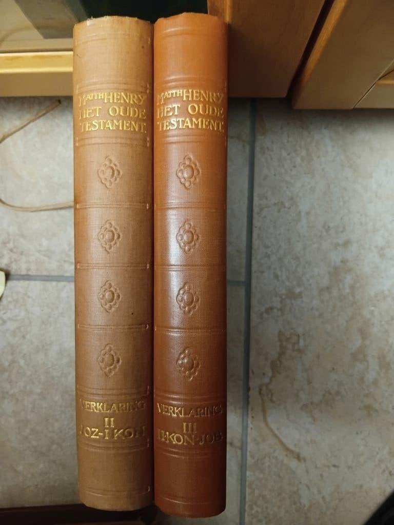 Verklaring Oude Testament - M. Henry (2 delen), goede staat, Ophalen of Verzenden, M. Henry