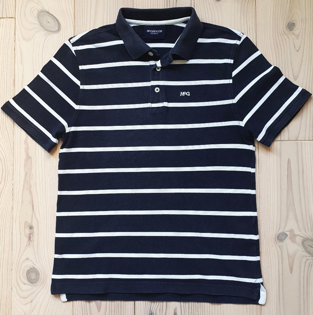 originele blauw gestreepte polo van Mc Gregor, maat S, Zo goed als nieuw, Maat 46 (S) of kleiner, Verzenden, McGregor