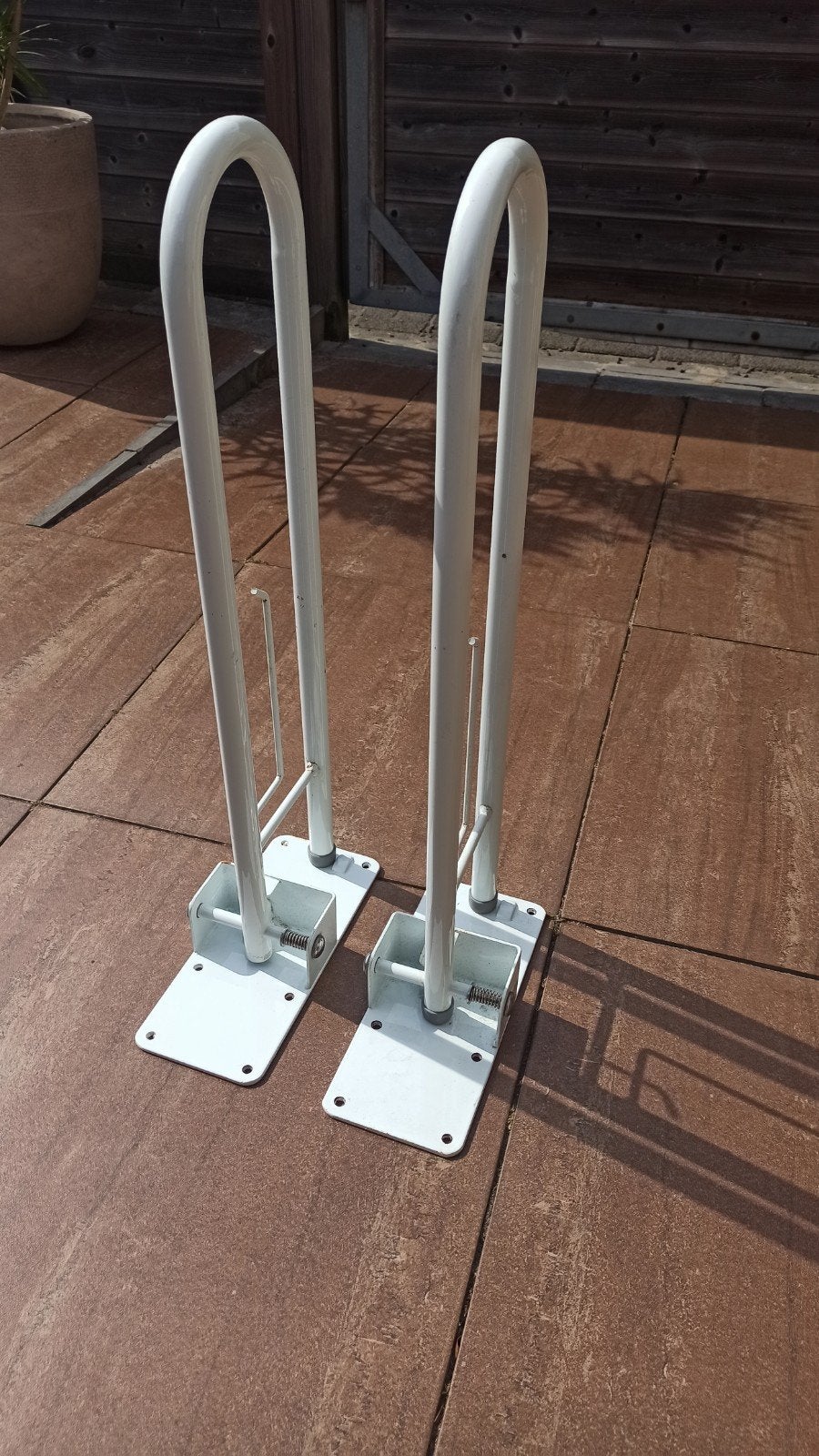 Metalen toilet beugel, set voor thuiszorg ouderen handicap, Ophalen, Minder dan 50 cm, Gebruikt, Overige typen